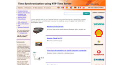 Desktop Screenshot of ntp-time-server.com