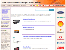 Tablet Screenshot of ntp-time-server.com